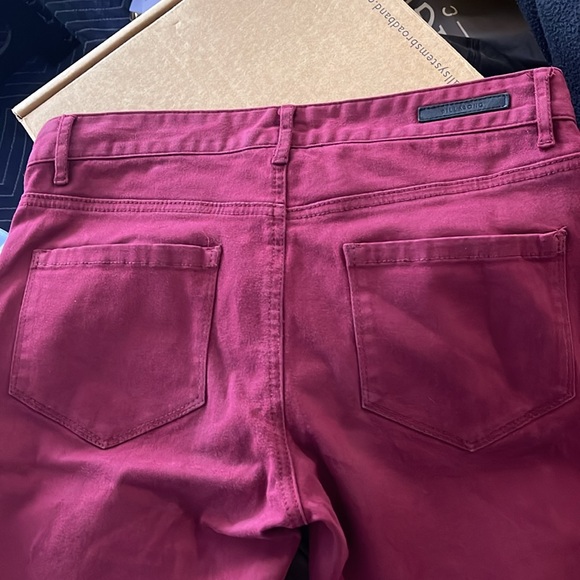 Billabong Peddler Maroon Burgundy Jeans EUC - Picture 3 of 3
